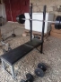 Продавам щанга , тежести 100кг , и лежанка , снимка 6