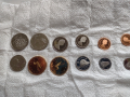 Лот монети 12 броя Канадски долари, центове непипани мат гланц перфектно състояние 42640