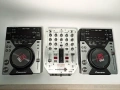 DJ сет 2x плеъра Pioneer CDJ-400 + миксер Behringer VMX 200 + кейс, снимка 2