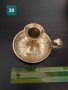 Свещник месинг, снимка 1 - Антикварни и старинни предмети - 44701295