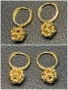 Златни обеци  Топчета ЧИСТО НОВИ 14 карата 585 zlatni obeci zlaten gold, снимка 5