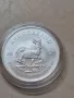 1 oz Сребро Южноафрикански Крюгеранд - 2025, снимка 3