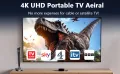 WTLI Цифрова вътрешна телевизионна антена 2024 г.>Smart TV/250+км 4K/UHD/1080P/HDTV 5м кабел, снимка 10