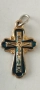 Сребърни кръста,Кръста с емайл и иконки медальони Р, снимка 4