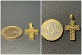 Златен КРЪСТ  ЧИСТО НОВ уникален златно14 к 585 gold zlato krast , снимка 9