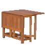Сгъваем дървен градински комплект маса с 4 стола-дърво меранти-НАЛИЧЕН
