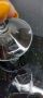 Винтидж сет от тънкостенен кристал чаши. Плътен златен кант, декор лозов лист. , снимка 4