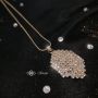 КОМПЛЕКТ ARINA / Цвят: Златисто, сребристо / Луксозен дамски комплект бижута с кристали от 3 части –, снимка 2