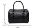Комплект от 6 броя луксозни дамски чанти /Цвят: Черен;, снимка 16