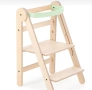 Дървен стол Монтесори стълба кула сгъваема, снимка 1