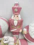 Розови Коледни играчки Christmas , снимка 3