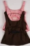 Кафяв топ с панделка на гърба – модел “Bella”, снимка 4