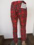 Дамски панталон G-Star RAW®  5622 3D MID BOYFRIEND MILK/POMPEIAN RED CHECK, размери W25;29  /288/, снимка 5