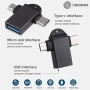 Двоен OTG адаптер Micro USB и USB-C , снимка 3