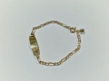 Детска златна гривна 14К 585 / 1,25 гр., снимка 1
