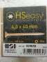 Професионални винтове за дърво тип "Торнадо" – HSeasy Pro 4х40, 200бр,500бр., снимка 2