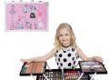 Комплект за рисуване флумастри пастели бои в метален куфар за деца, снимка 1