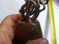 Стар бронзов чан ,голям,тюмбелек,хлопка,звънец,, снимка 8