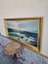 Голяма много добра картина авторска масло върху платно , снимка 7
