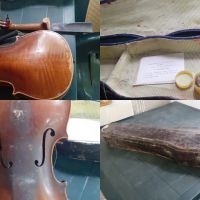 Стара маркова цигулка, снимка 7 - Антикварни и старинни предмети - 45437359