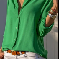 Копринени  блузи, снимка 4 - Блузи с дълъг ръкав и пуловери - 45031847