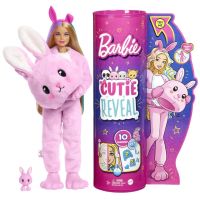 Barbie® Cutie Reveal™ кукла с плюшен костюм Зайче HHG19, снимка 1 - Кукли - 46099134