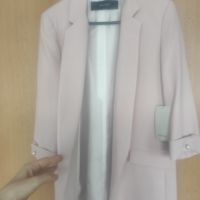 Zara нов с етикет розов блейзър, снимка 6 - Сака - 45887116