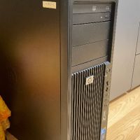 Комютър HP workstation с Nvidia GeForce 1050, снимка 1 - Работни компютри - 45436995