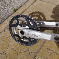 Курбел за велосипед колело Shimano deore xt 48 зъба , снимка 3 - Части за велосипеди - 45018916