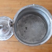 Старо медно котле менче 1.8 литра с капак 1930 г котел, снимка 7 - Антикварни и старинни предмети - 45425626