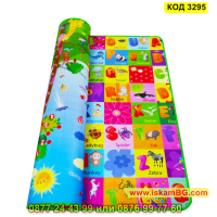 Детска постелка за игра, килим двулицев - КОД 3295, снимка 2 - Други - 44972283