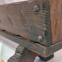 Старинна дървена стойка за вестници в отлично състояние. , снимка 4 - Декорация за дома - 45785071