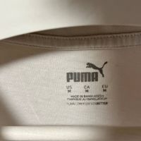 Мъжка бяла тениска Puma / М размер, снимка 3 - Тениски - 45569686