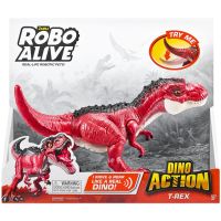 ZURU робо динозавър Т-Рекс, червен, снимка 1 - Фигурки - 45614769