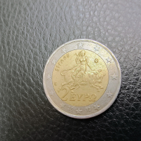 Рядка 2 euro 2002 Greece "S" mark in Star 2 евро Гърция, снимка 2 - Нумизматика и бонистика - 44992234
