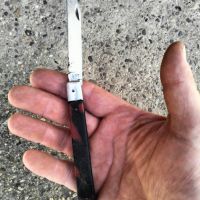 Старо джобно ножче, снимка 1 - Антикварни и старинни предмети - 45479734
