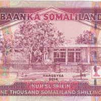 1000 шилинга 2014, Сомалиленд, снимка 1 - Нумизматика и бонистика - 45358869