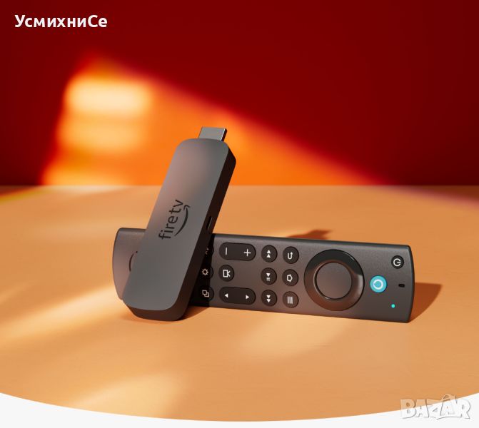 Перфектен Amazon FireTV Stick 4K MAX (2023) + БЕЗПЛАТНА ДОСТАВКА, снимка 1