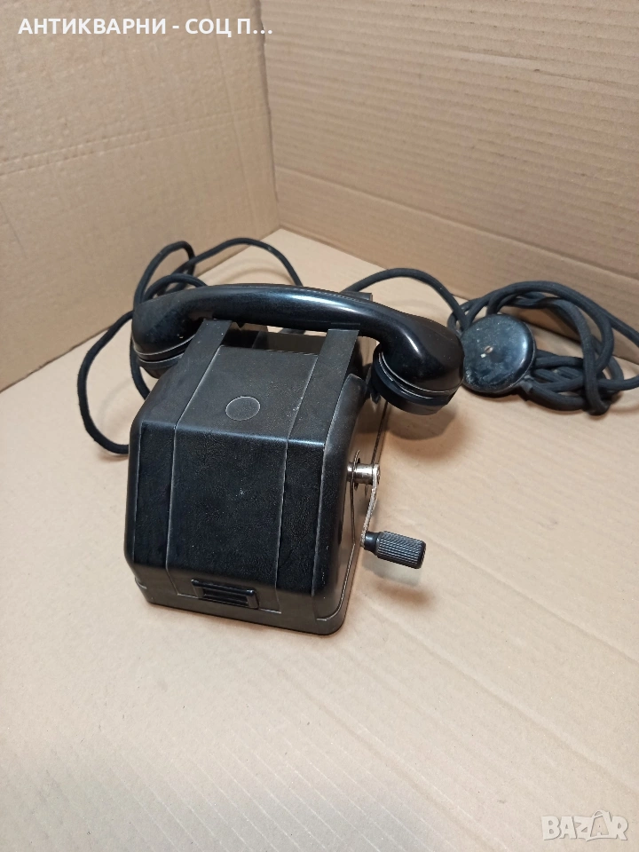 Соц Стар Бакелитен Телефон С Манивела. Номер 620., снимка 1