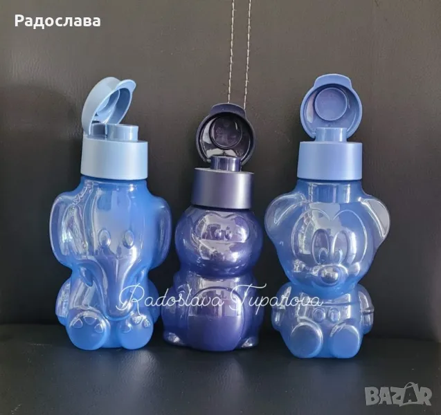 Детски бутилки , за вода , за детска градина от  Tupperware , снимка 1