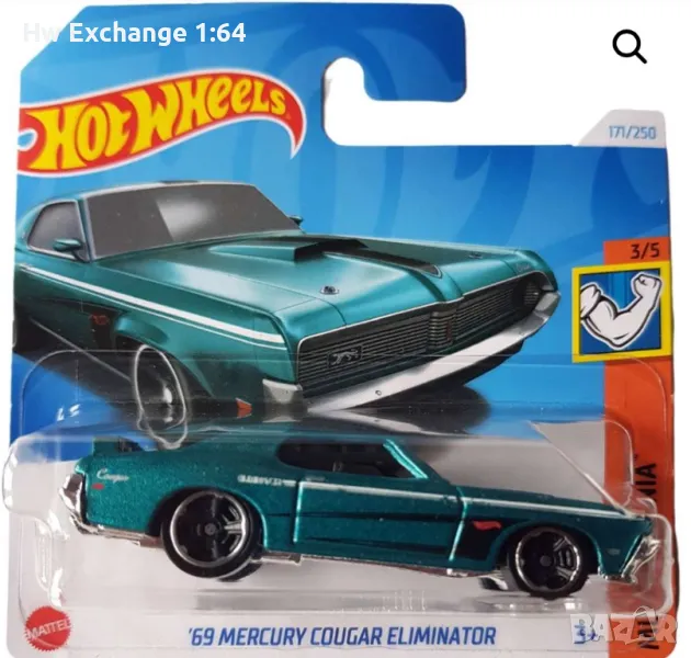 MATTELE '69 MERCURY COUGAR ELIMINATOR, снимка 1