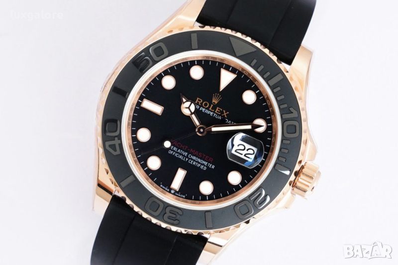 Mъжки часовник Rolex Yacht-Master 18K Everose 126655 с автоматичен швейцарски механизъм, снимка 1