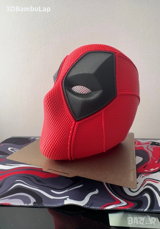 3D принтирана маска – Deadpool, снимка 1