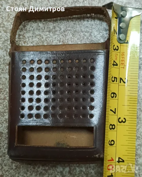 Кожен калъф от японски радиоприемник , снимка 1