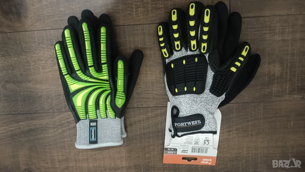 Удароустойчиви Противоударни Ръкавици Safety Gloves Противосрезни работни, снимка 1