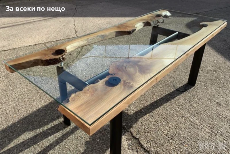 Ръчна Изработка На Маси Със Стъклен Плот, снимка 1