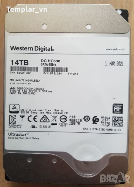 WD western digital Ultrastar 14 TB/ Seagate 500 GB 7200.10 / WD Blue 320 gb, снимка 1