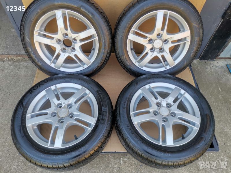 14’’ 5x100 za vw/skoda/seat 14” 5х100 за фолцваген/шкода/сеат с гуми 185/60R14 dot23-№38, снимка 1