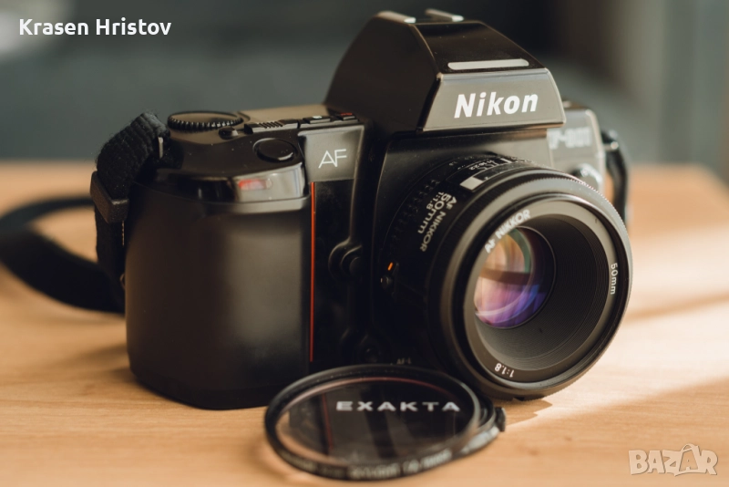 Nikon F-801 + Nikkor AF 50mm f1.8, Nikkor AF 70-210mm f4-5.6, снимка 1