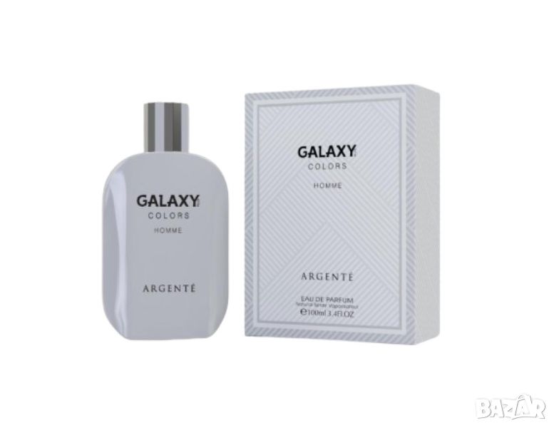 GALAXY PLUS Colors Argente Homme Eau de Parfum for Men, 100 ml, снимка 1